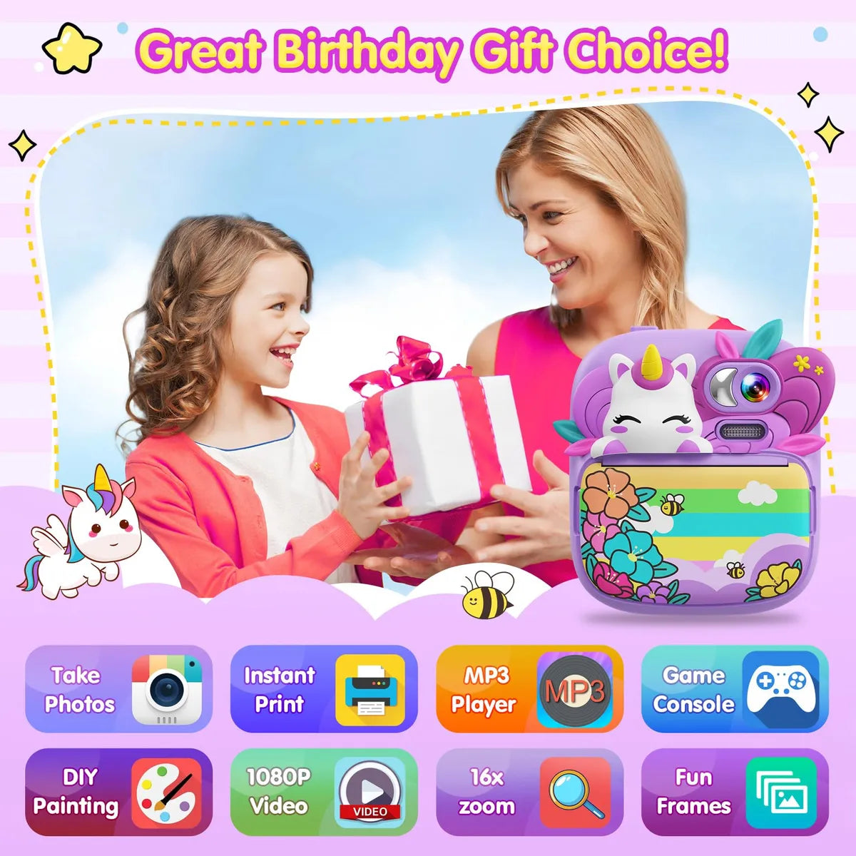 CAMARA INSTANTENA PONY ( Captura e Imprime)