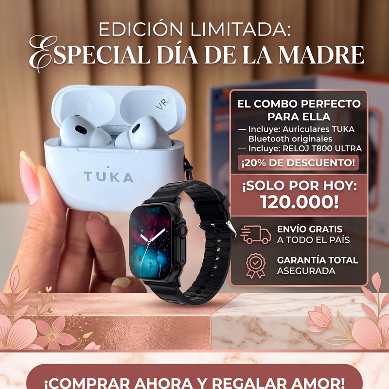 DIA DE LA MADRE COMBO TECNOLOGIA ESENCIA
