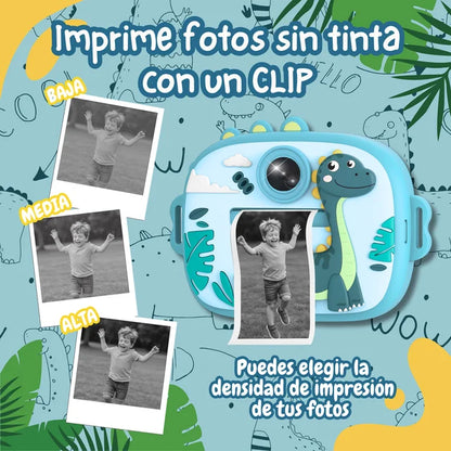 CAMARA INSTANTENA DINOSAURIO Nro. 3 ( Captura e Imprime)