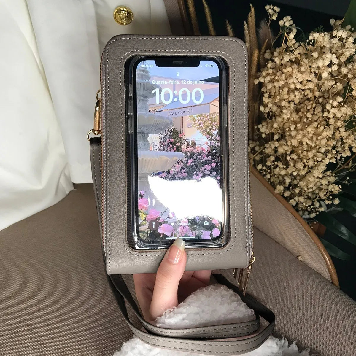 ELEGANTE BOLSO PARA CELULAR