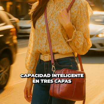 BOLSO DE HOMBRO EN CUERO