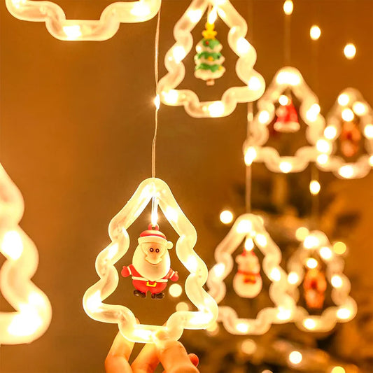 LUCES CASCADAS ARBOL DE NAVIDAD X3M