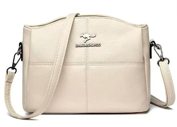 BOLSO DE HOMBRO EN CUERO