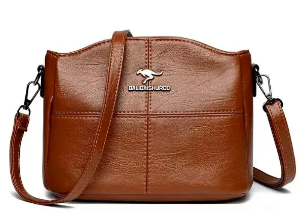 BOLSO DE HOMBRO EN CUERO