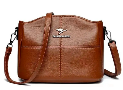 BOLSO DE HOMBRO EN CUERO