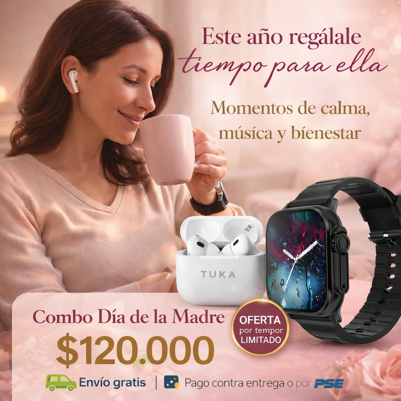 DIA DE LA MADRE COMBO TECNOLOGIA ESENCIA