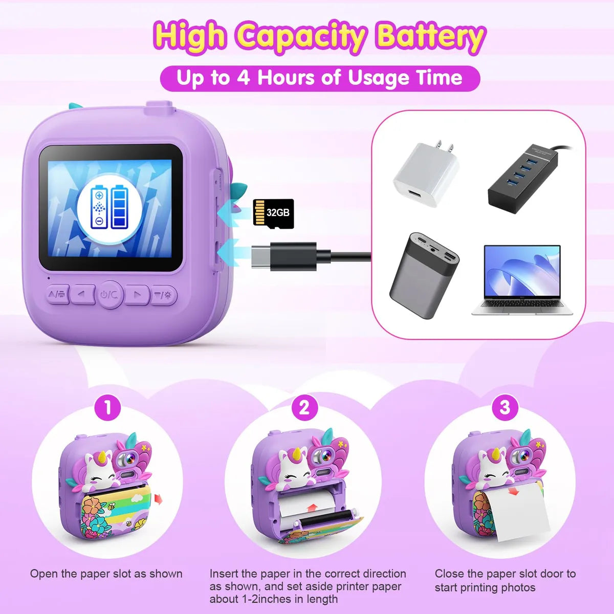 CAMARA INSTANTENA PONY ( Captura e Imprime)