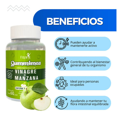 GOMITAS VINAGRE DE MANZANA MANZANA VERDE