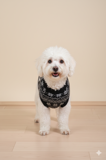 SUETER AZUL RENOS DE NAVIDAD