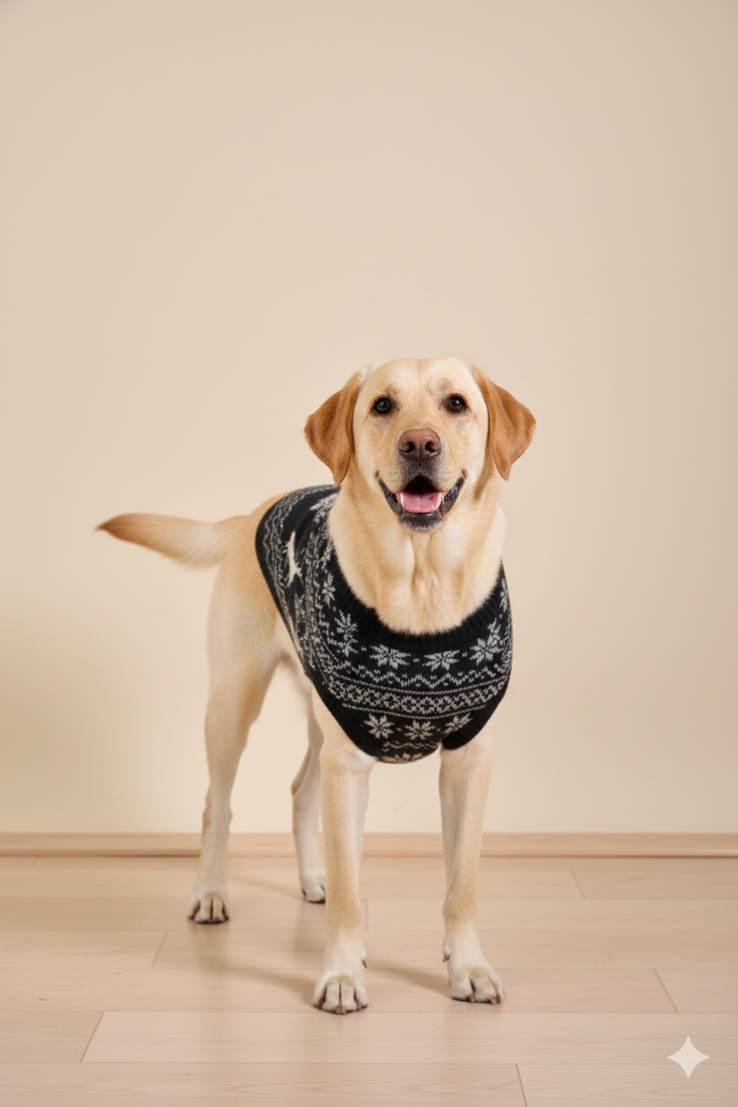 SUETER AZUL RENOS DE NAVIDAD