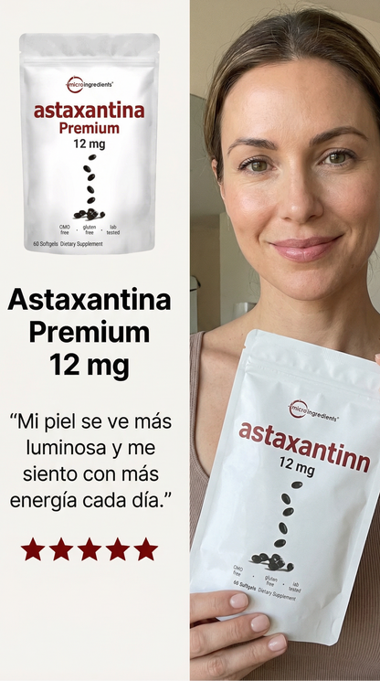 Protege tus células y potencia tu vitalidad con la Astaxantina más pura del mercado