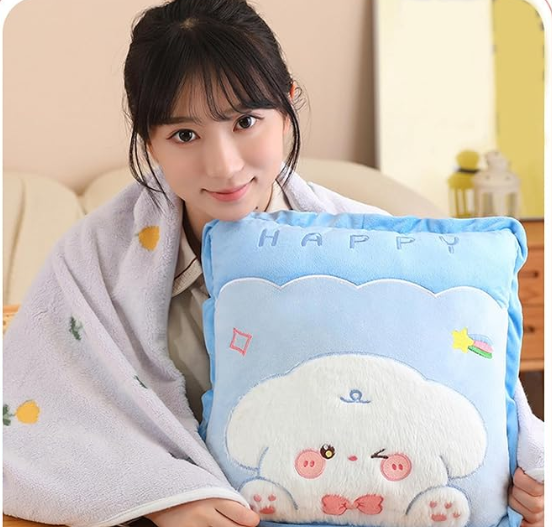 Cojín con Manta Incorporada