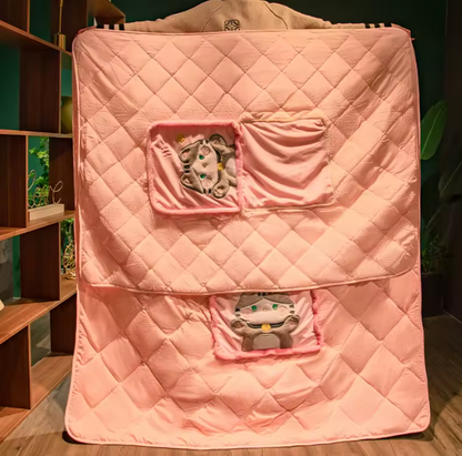 Cojín con Manta Incorporada