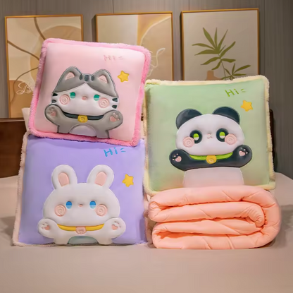 Cojín con Manta Incorporada