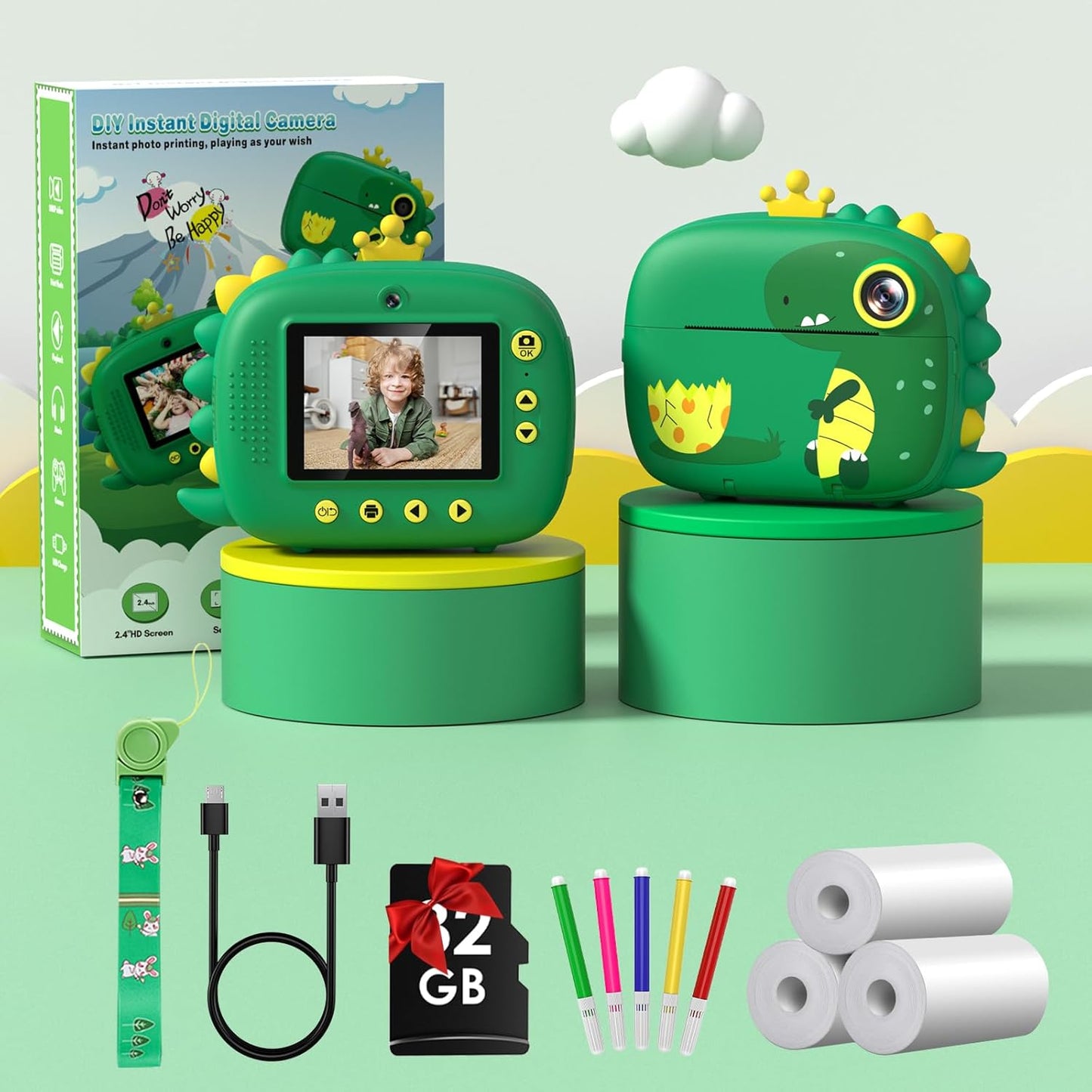 CAMARA INSTANTENA DINOSAURIO ( Captura e Imprime)