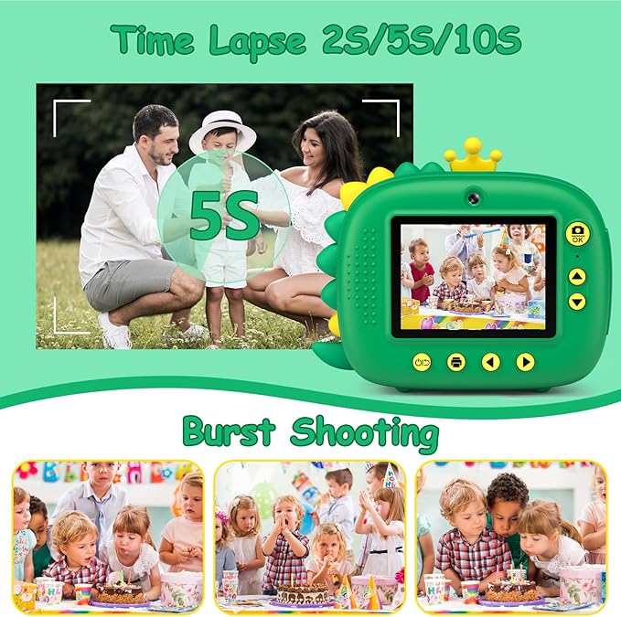 CAMARA INSTANTENA DINOSAURIO ( Captura e Imprime)