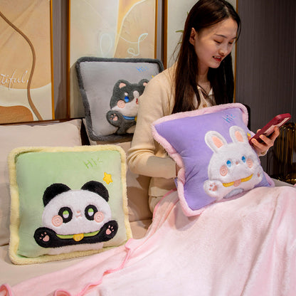 Cojín con Manta Incorporada