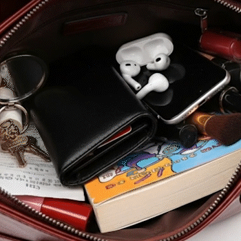 BOLSO DE HOMBRO EN CUERO